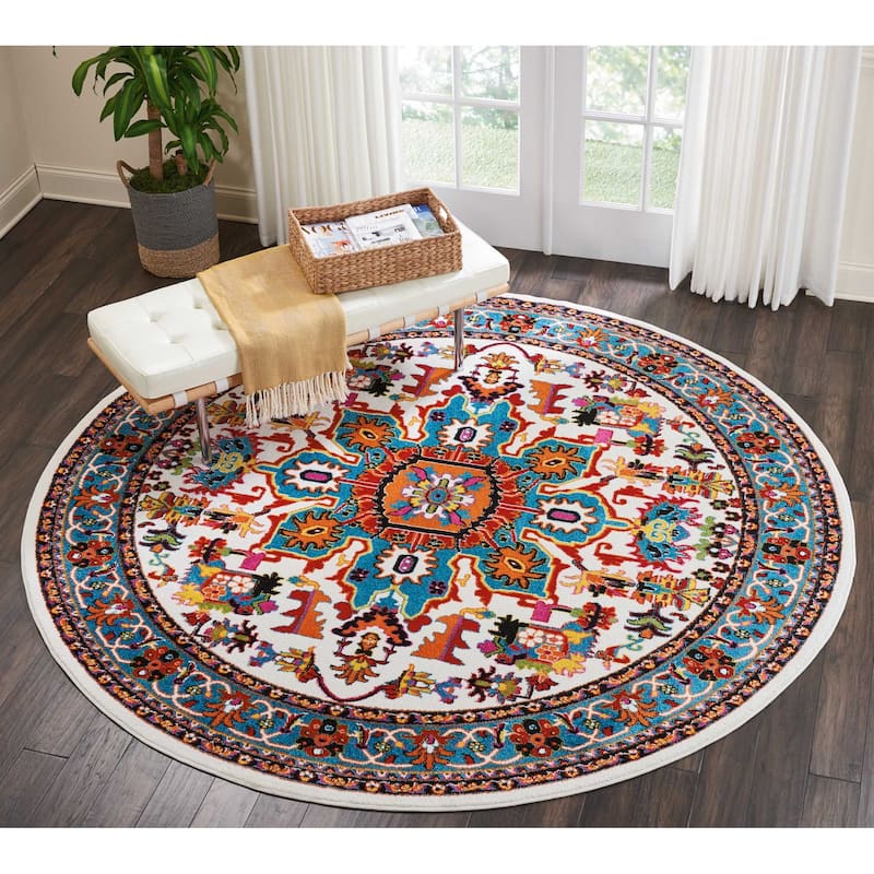 Nourison Oakdale Traditional Persian Medallion Area Rug
