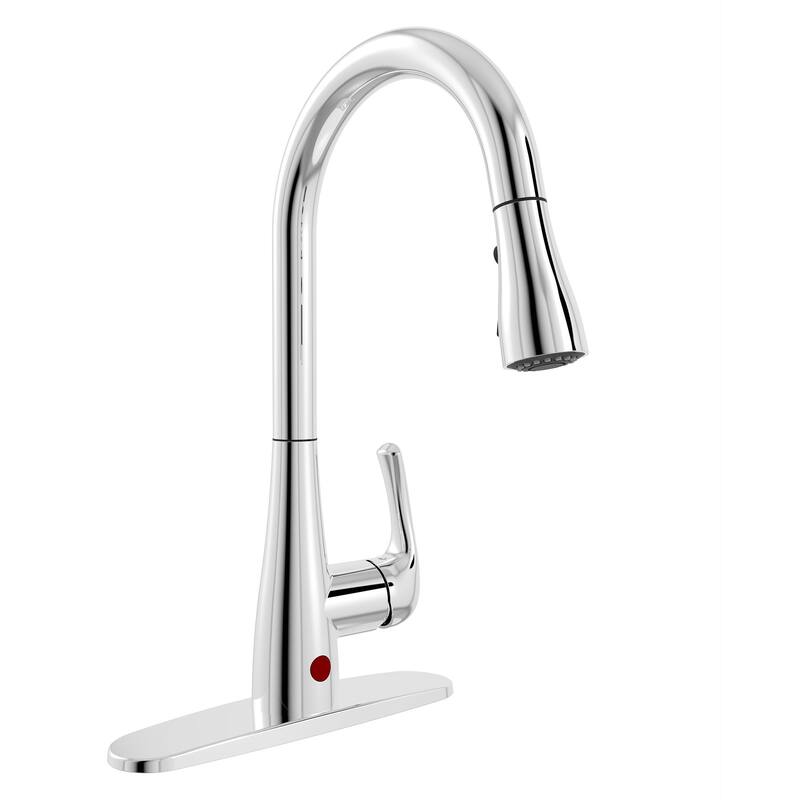 Belanger Single Handle Touchless Pull-Down Kitchen Faucet, Polished Chrome