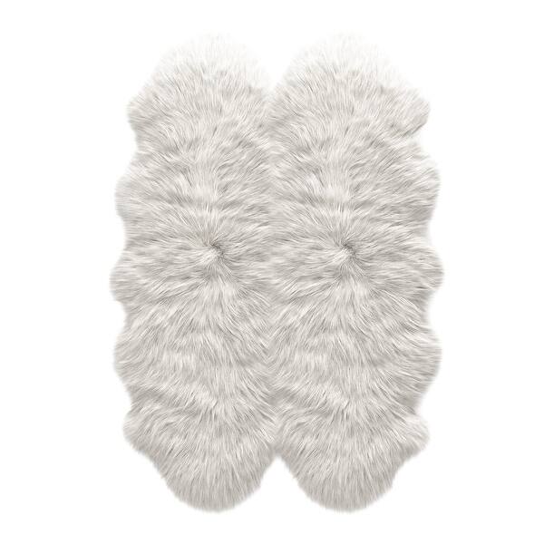 slide 1 of 24, ECARPETGALLERY Faux Sheepskin Novelty Plush Machine Washable Modern Rug