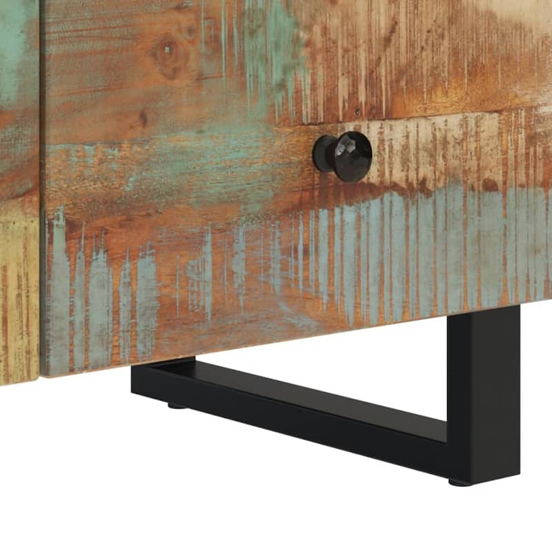 vidaXL TV Stand 27.6"x13"x18.1" Solid Wood Mango