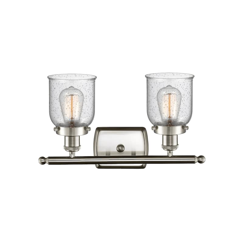 Innovations Lighting Small Bell 2 Light 16" Wide Vanity Light
