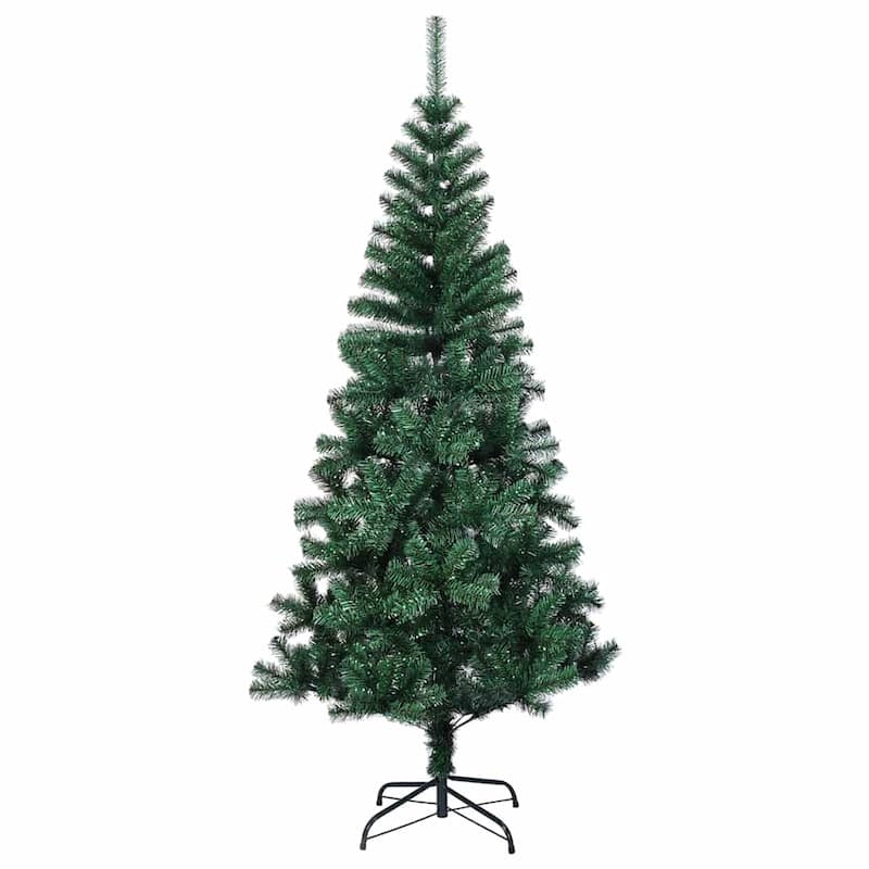 vidaXL Artificial Christmas Tree Green 70.9" PVC