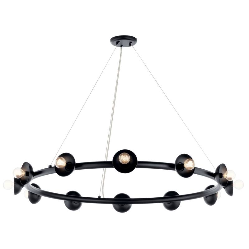 Palta 12-Light Wagon Wheel Chandelier