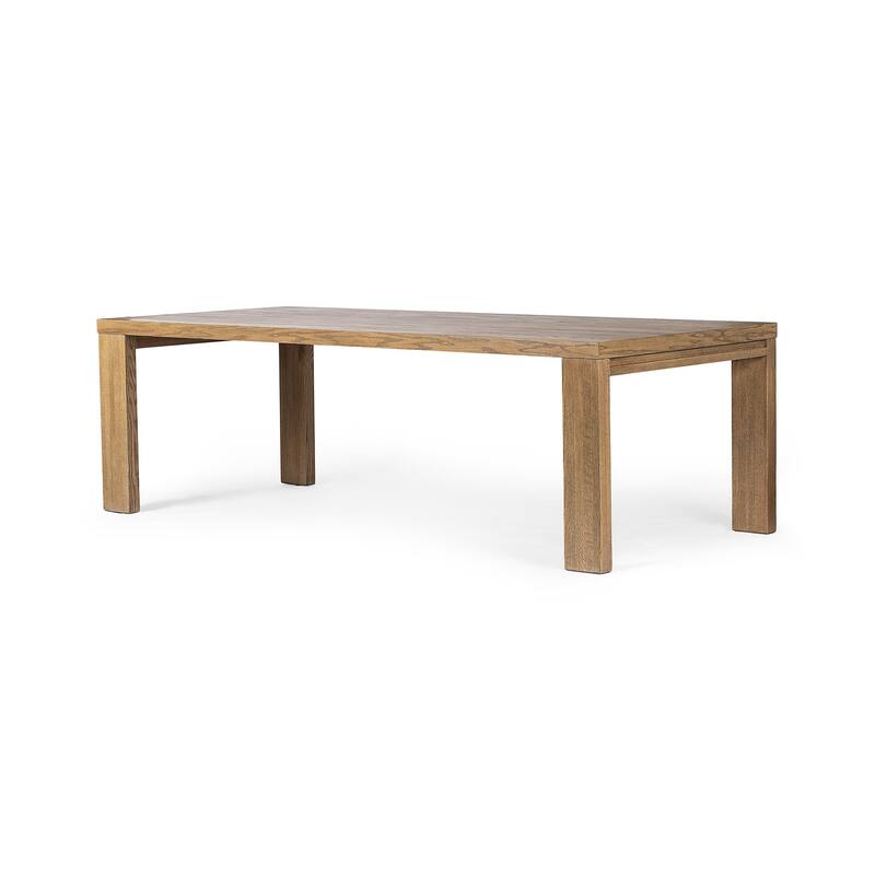 Jovi Dining Table-Drifted Oak Solid - 96W x 42D 30H