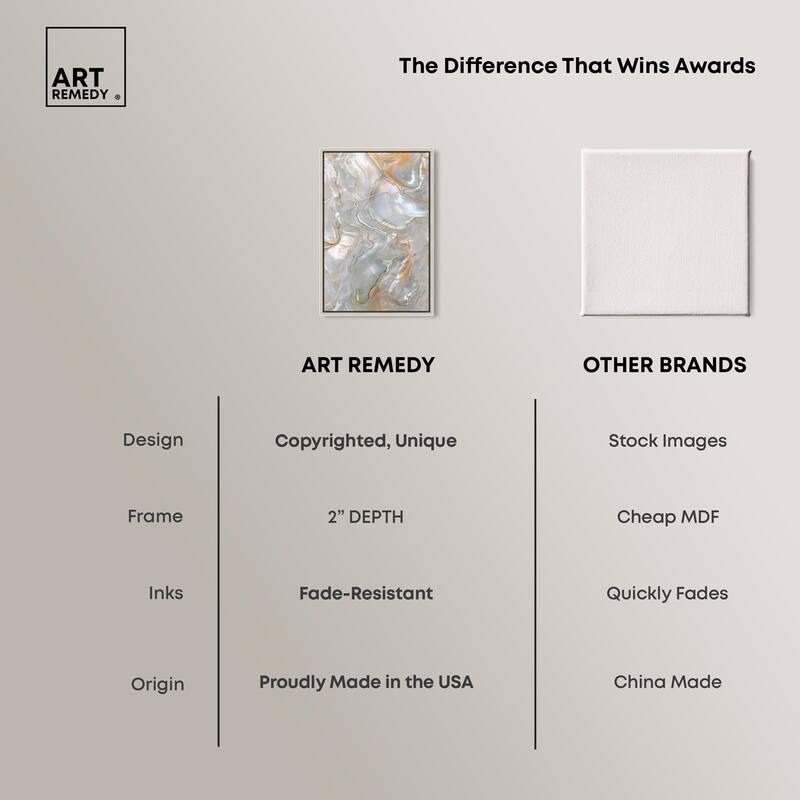 Fluid Preciousness IV Canvas by Art Remedy