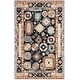 preview thumbnail 27 of 26, SAFAVIEH Handmade Aspen Jonette Boho Tribal Wool Rug 4' x 6' - Black/Ivory - Rectangle