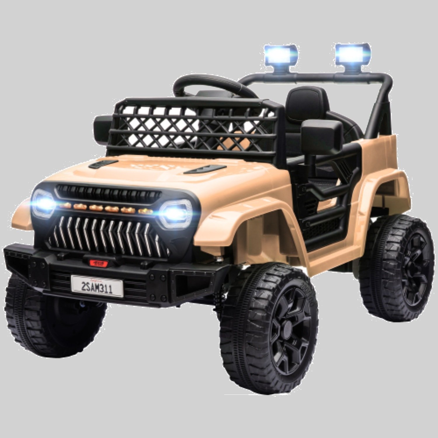 品質が完璧 3 Kids, for Truck On Ride Electric 12V Speed Parent with UTV その他
