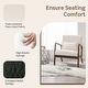 preview thumbnail 6 of 15, Costway 1PC/2PCS Modern Accent Chair Leisure Armchair with Rubber Wood - See Details