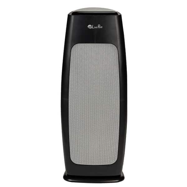 slide 2 of 14, LivePure Sierra Series Digital Tall Tower Air Purifier with Permanent Filtration Black