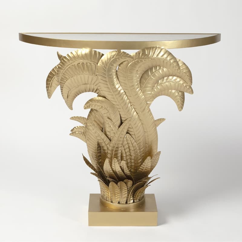 Acanthus Console - Brass
