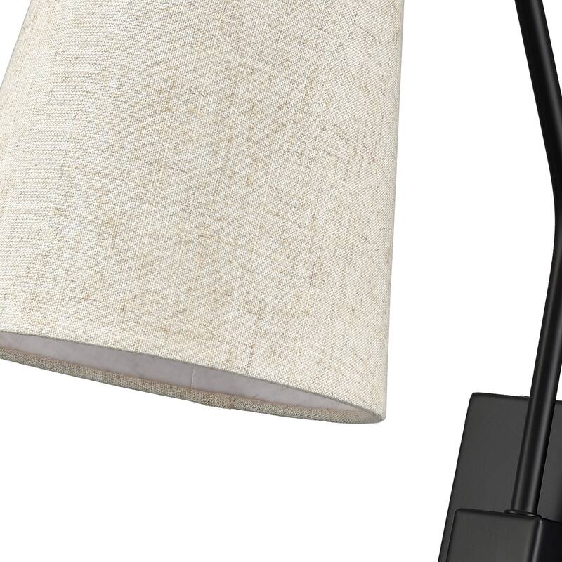 Cassino Modern Wall Lamps Set of 2 Plug-in Wall Lights
