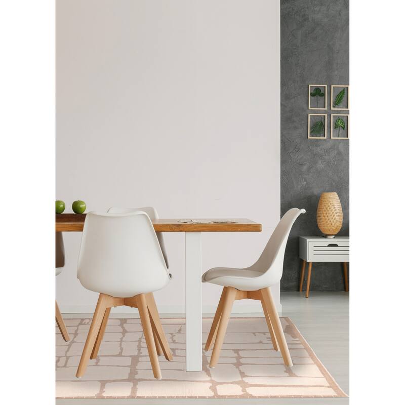 ECARPETGALLERY Hand-knotted Pak Finest Marrakesh Cream Wool Rug - 8'11 x 12'0