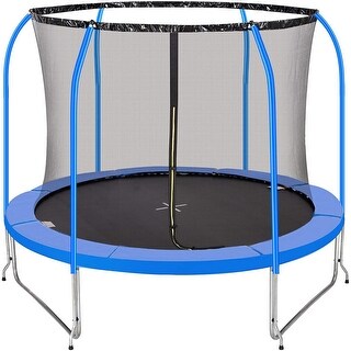enclosure trampolines trampoline jumping mat yard safety ft round spring outdoor