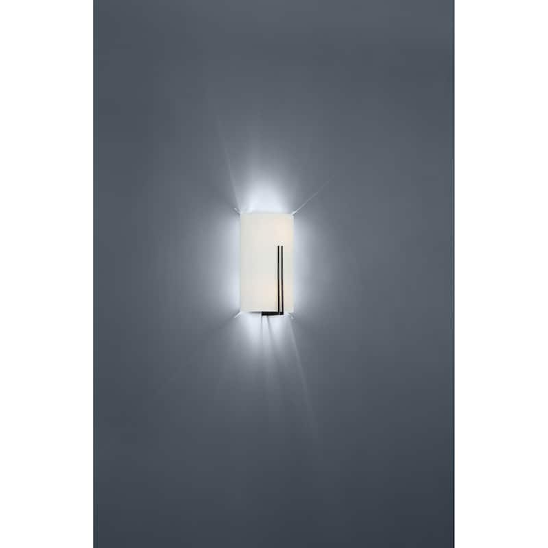 Prong Tall LED Wall Sconce - Matte Black