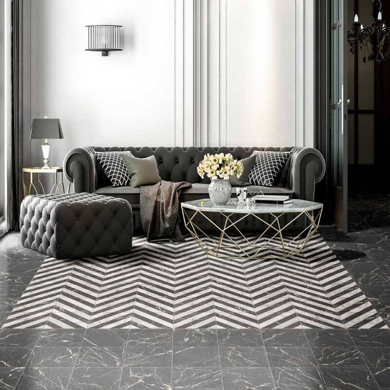 Palace 8x8 Matte Wood Look Porcelain Encaustic Tile - Floor, Wall & Backsplash