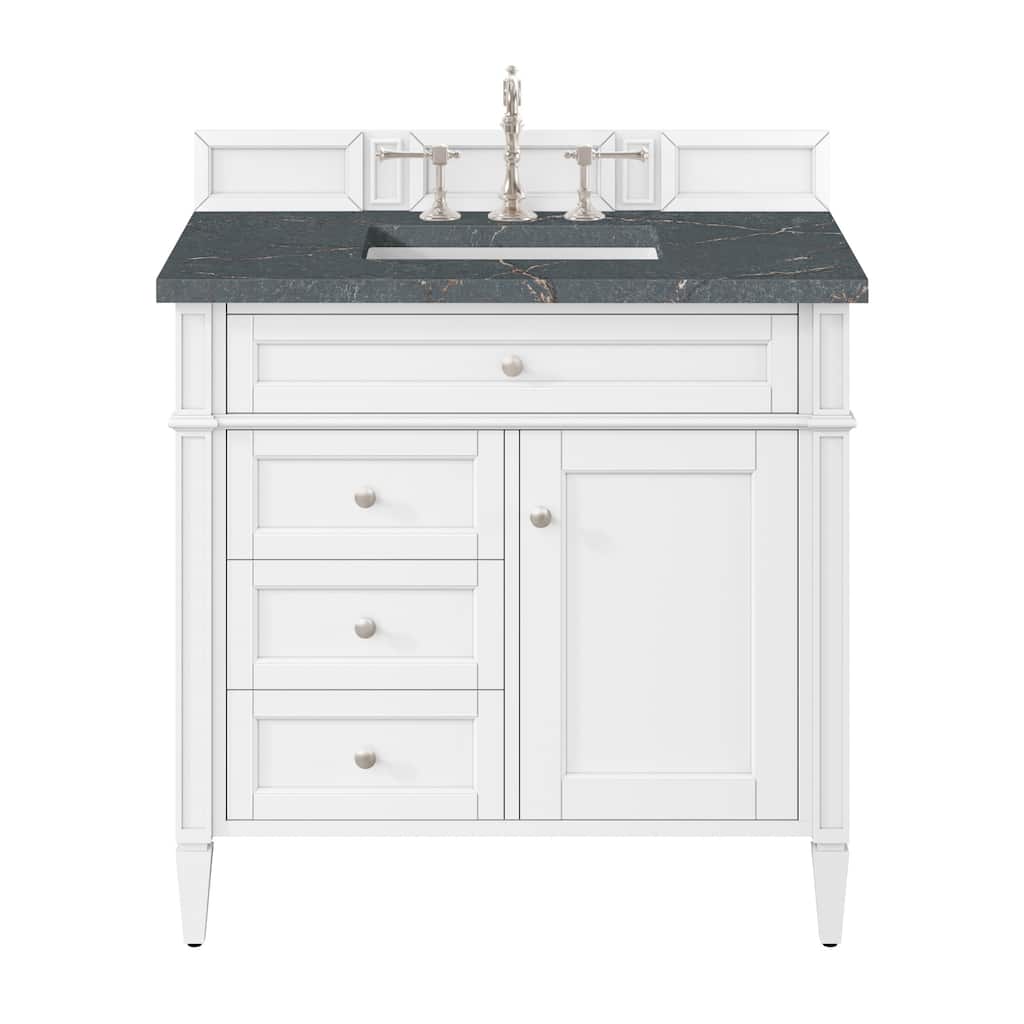 James Martin Vanities 655-V36-3PBL Brittany 36" Free Standing Single