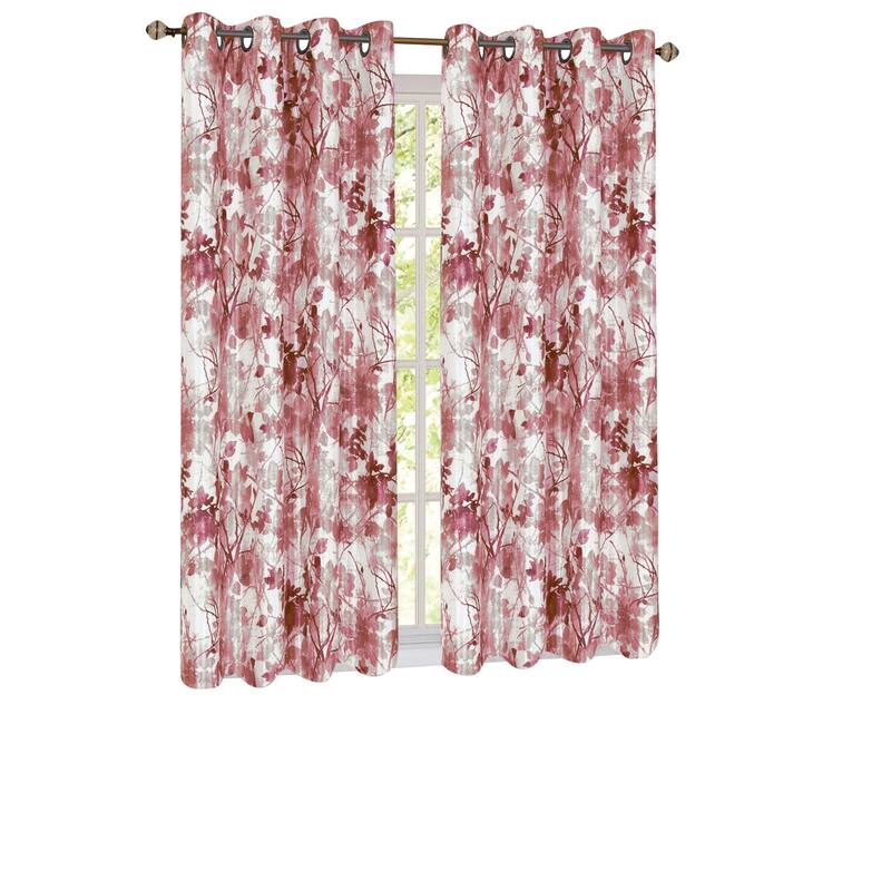 Tranquil Trees Insulated Curtain Panel