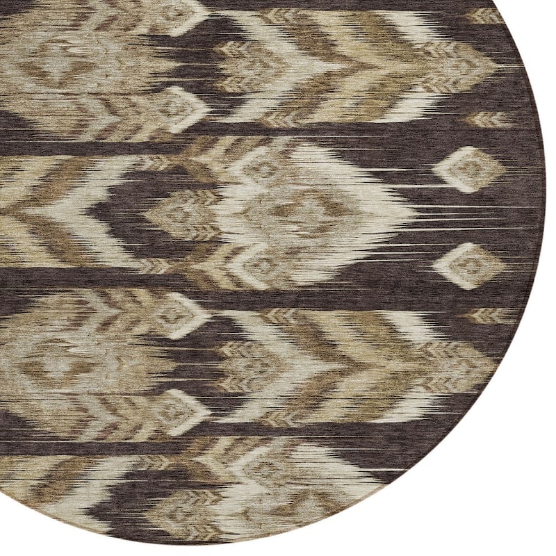 HomeRoots Southwestern Transitional Rectangle Outdoor Rug