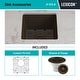 preview thumbnail 15 of 47, Lexicon Undermount Quartz 15 Inch Single Bowl Kitchen Sink Kit