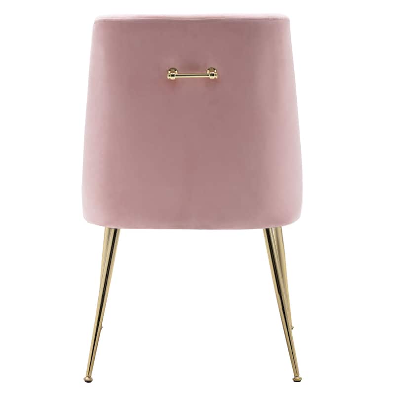 Arcadia Contemporary Velvet Upholstered Accent Chair (Set of 2)
