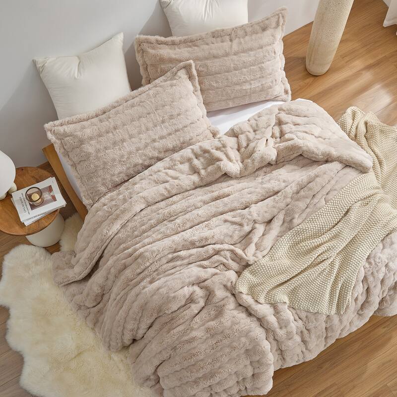 Roll Cakes Chunky Bunny® - Coma Inducer® Oversized Comforter Set - Desert Snowfall - Oversized Queen