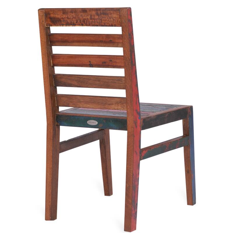 Chic Teak Marina Del Rey Dining Chair made from Recycled Teak Wood Boats