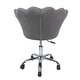 preview thumbnail 28 of 27, VANITII Accent Chair Swivel Vanity Chair Office Desk Chair With Wheels Modern Height Adjustable Pink/Grey/White