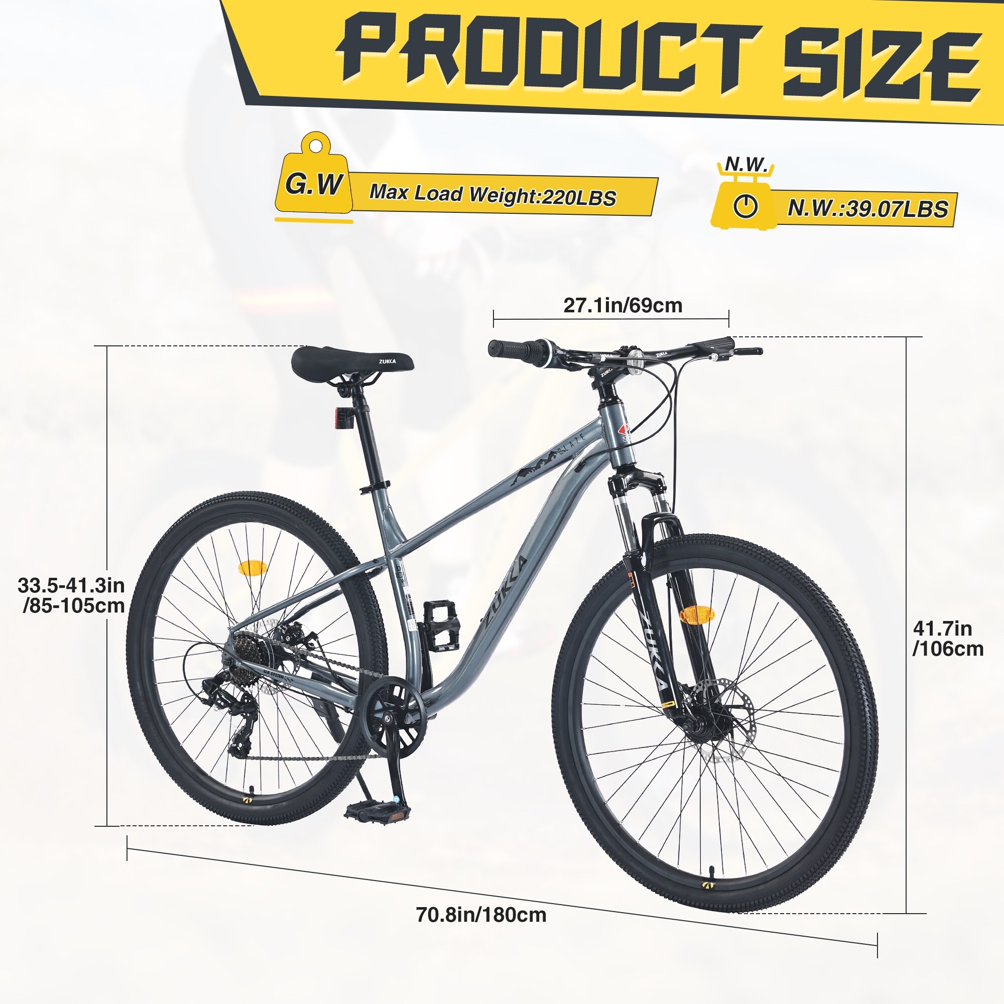 Womens Bike Mountain Bike Frame Sizes In Inches 8-Speed 29 Inch