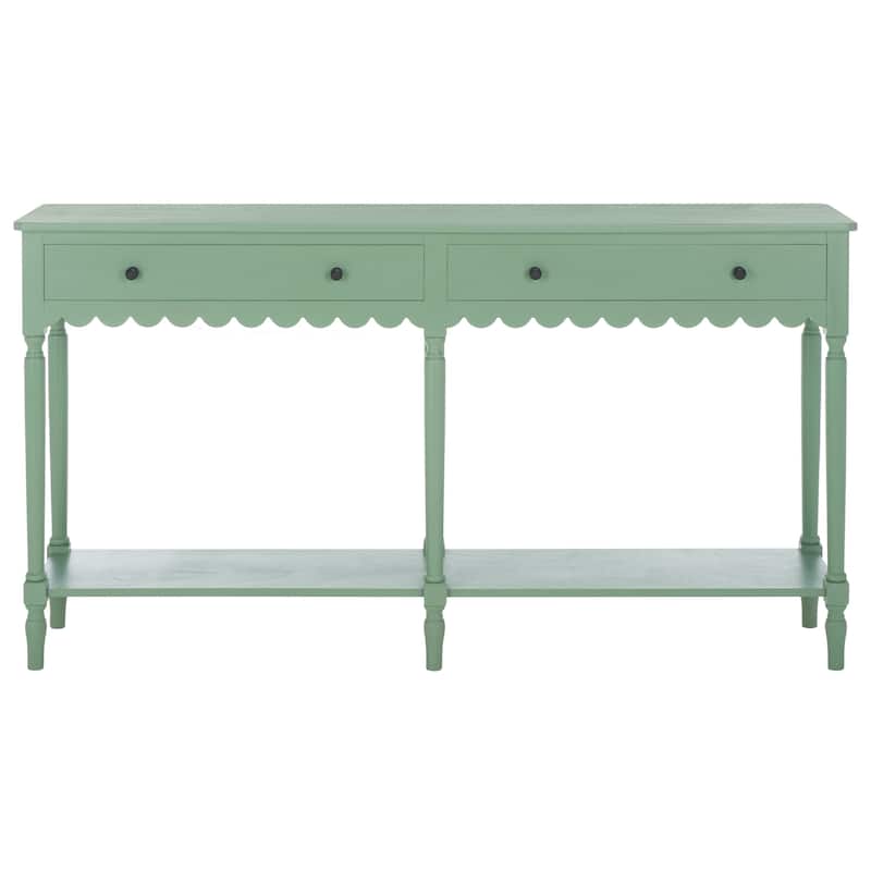 SAFAVIEH Haven 2-Drawer Large Console Table - 58"W x 13"D x 32"H