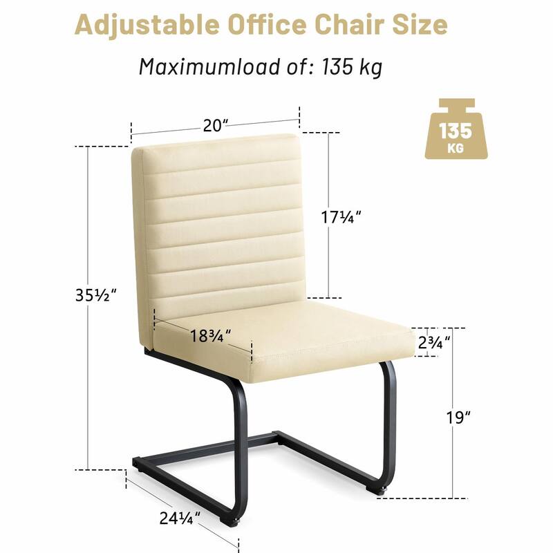 Modern Kitchen Chairs Pair - Easy Assembly & Stain-Resistant