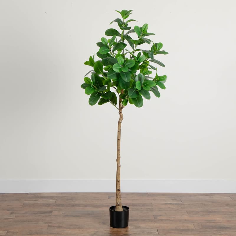 Audrey Ficus Artificial Potted Tree - 6' - Unlit