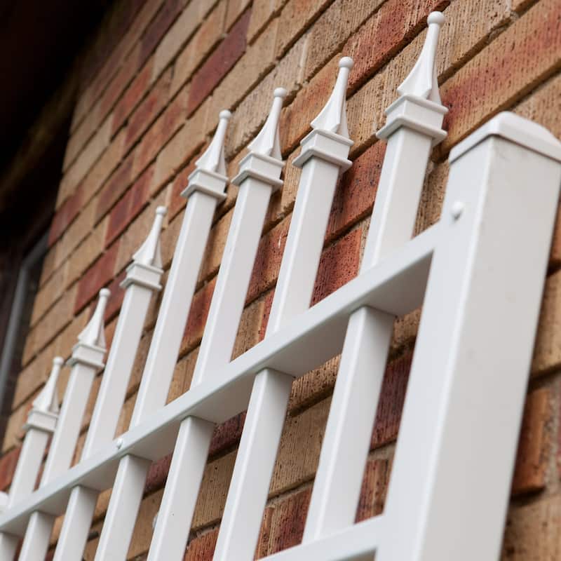 DuraTrel Winchester White Vinyl Wall Trellis