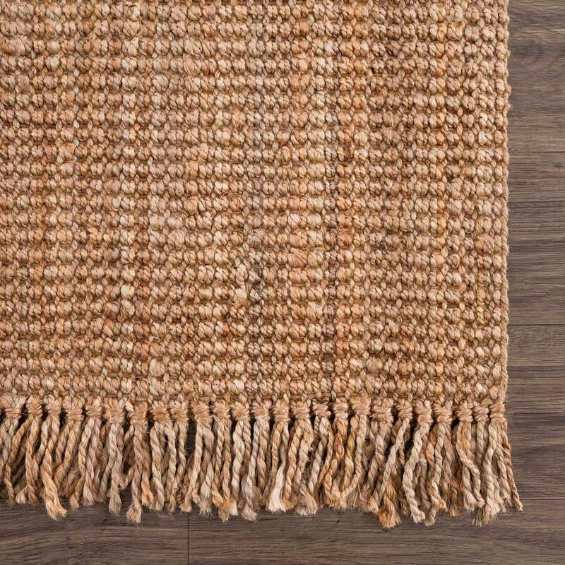 Hauteloom Jute Rug Collection - Natural Fiber Jute Farmhouse Area Rug