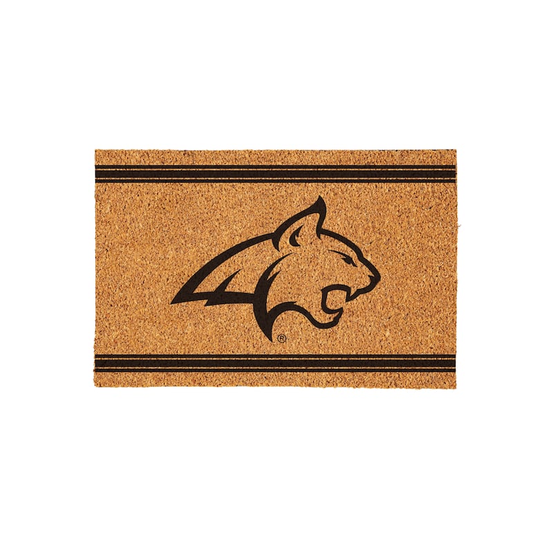 Montana State University Monochrome Indoor/Outdoor Coir Door Mat