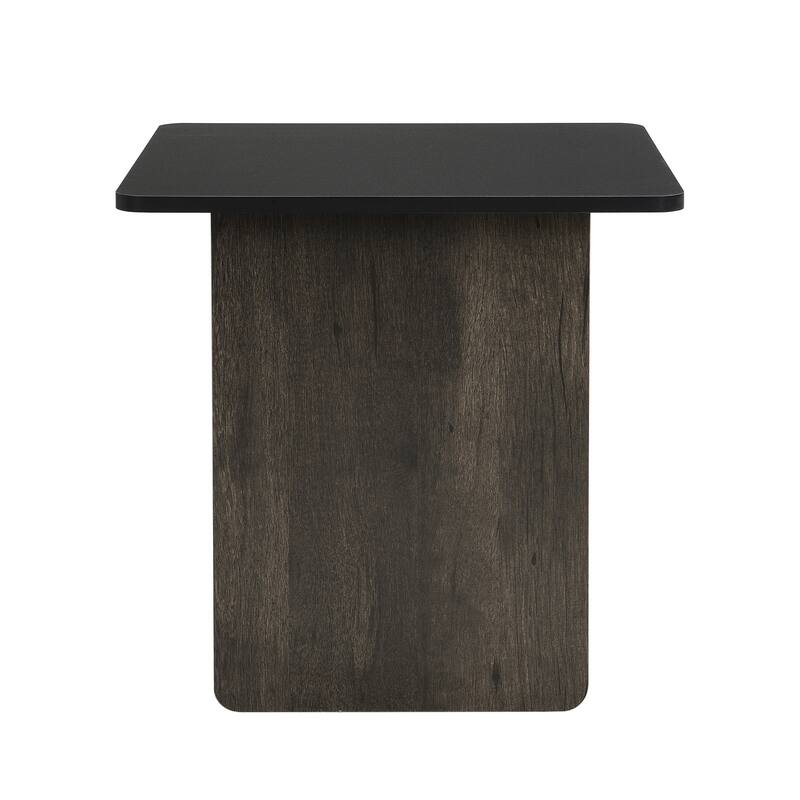 Coffee Table Set of 2, Modern Light Luxury Square End Tables with Spacious Tops, Nesting Center Tables for Small Space