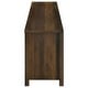 preview thumbnail 6 of 13, Enfield 71-Inch TV Stand Fireplace Media Console Dark Pine