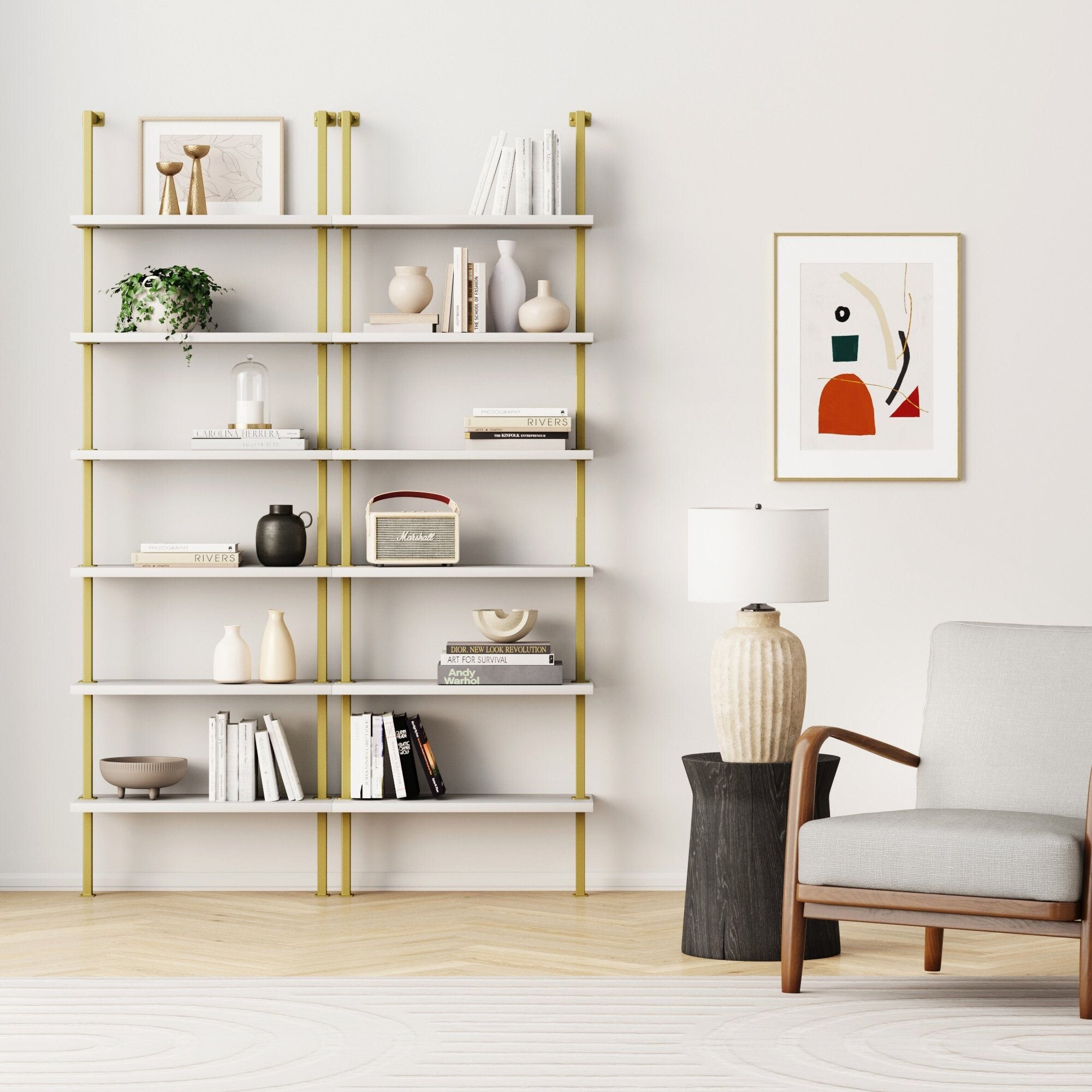 Nathan james theo online 6 shelf bookcase