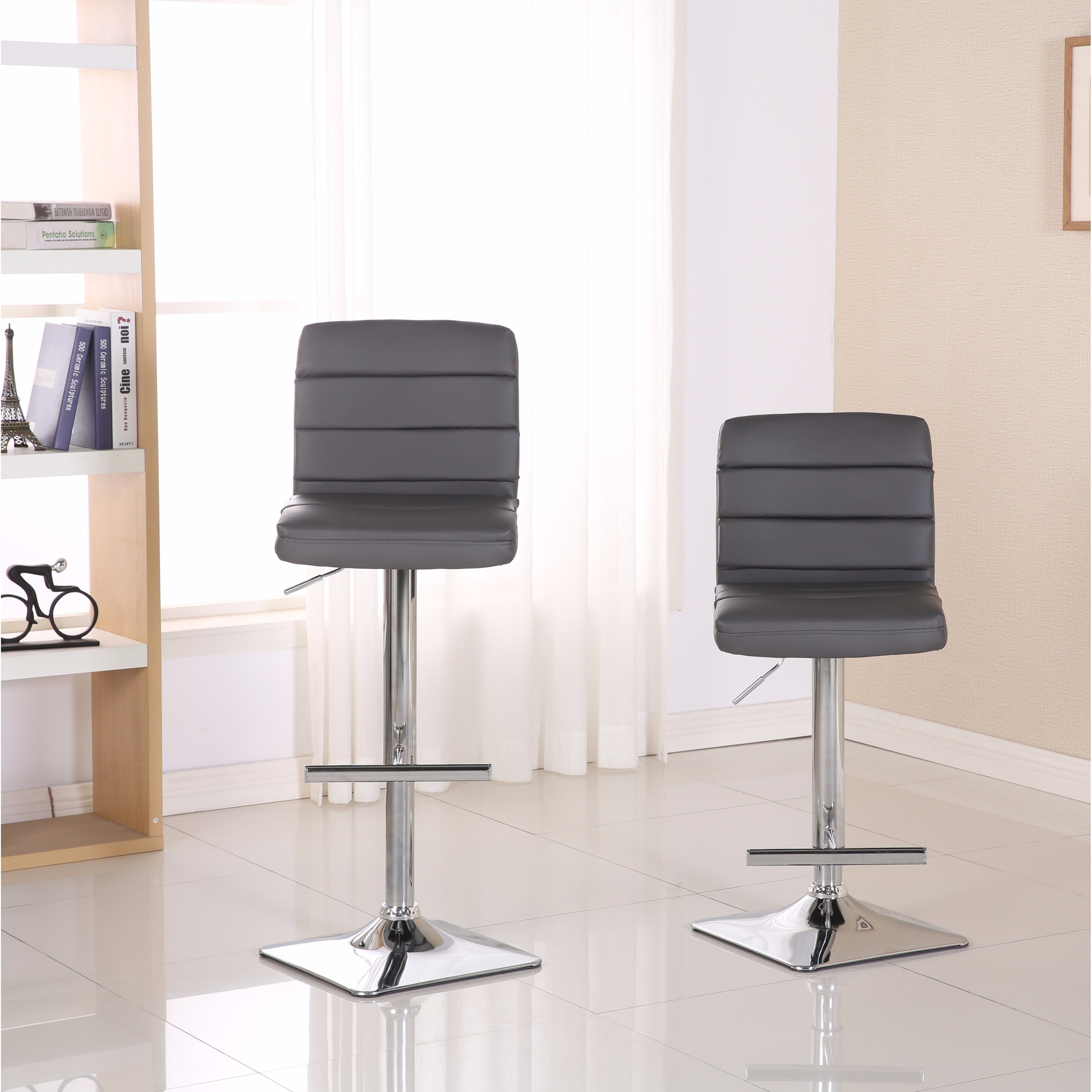 Roundhill adjustable on sale swivel barstool