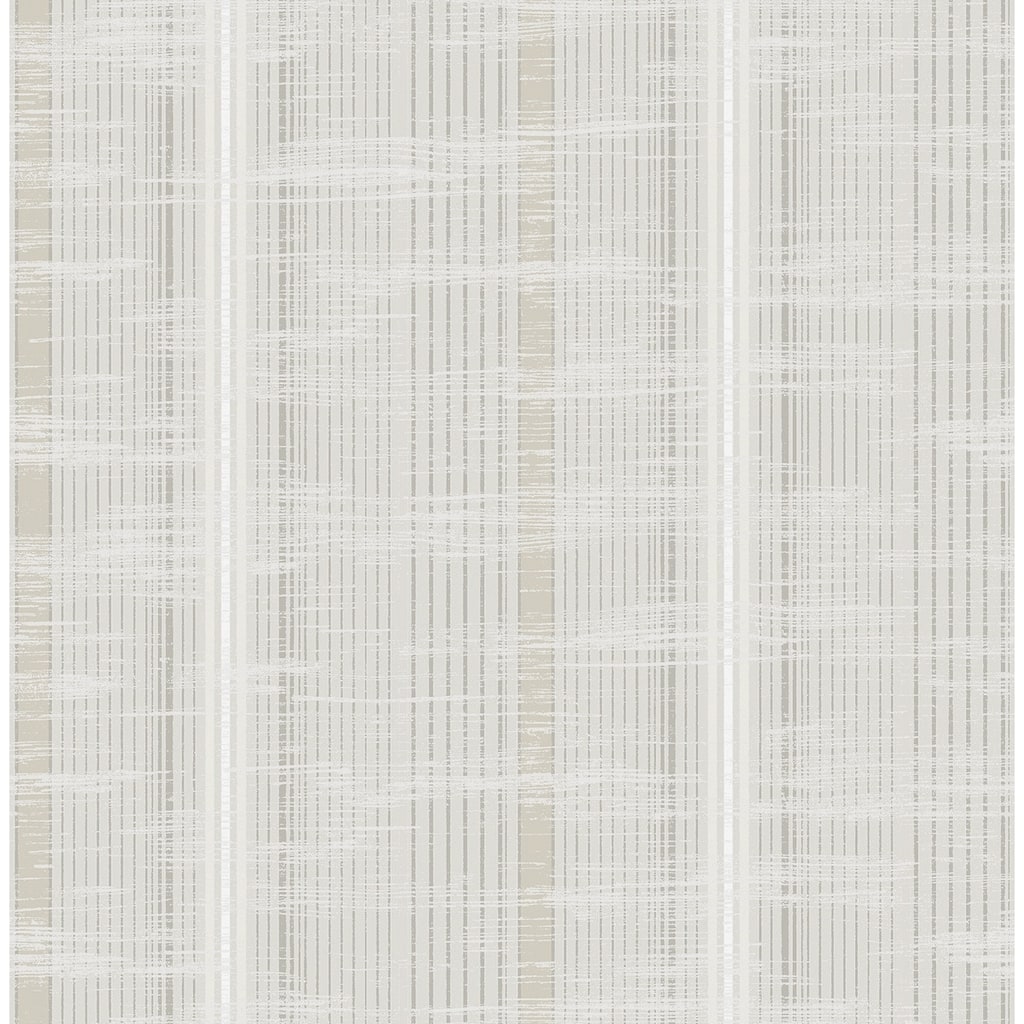 Seabrook Designs Longthorpe Stripe Unpasted Wallpaper