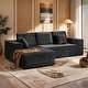 preview thumbnail 21 of 24, Oversized Loveseat Chaise Lounge Chair Indoor Comfy Deep Seat Sleeper Couch - 1 Set