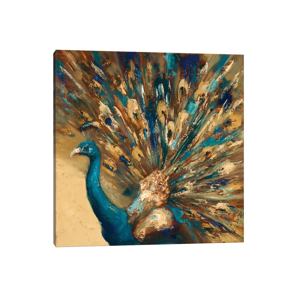 iCanvas 'Proud Peacock' by Julianne Marcoux Gallery-wrapped Canvas Art