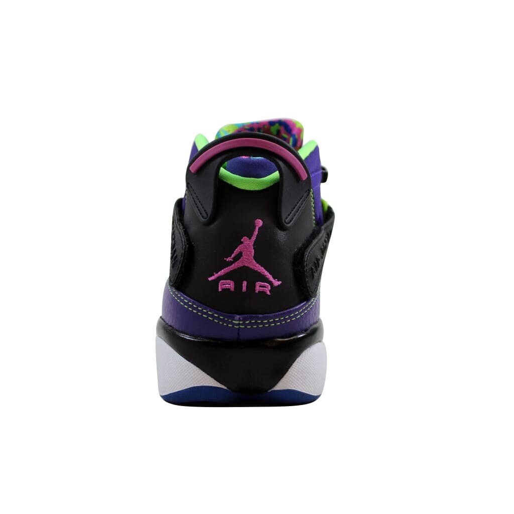 Shop Nike Men S Air Jordan 6 Rings Court Purple Club Pink Black Flash Lime Bel Air 322992 515 Size 10 Overstock 22919300