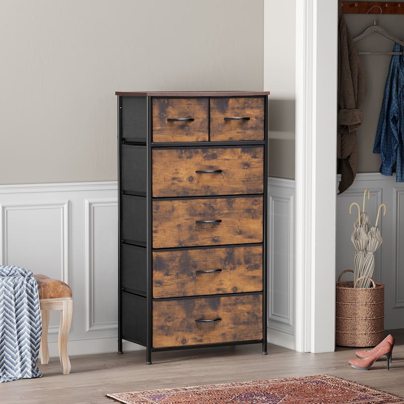 Pellebant 6 Drawers Vertical Dresser Storage Tower