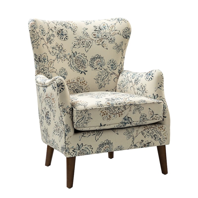 Nikolaus Comfy Living Room Armchair with Hardwood Legs by HULALA HOME