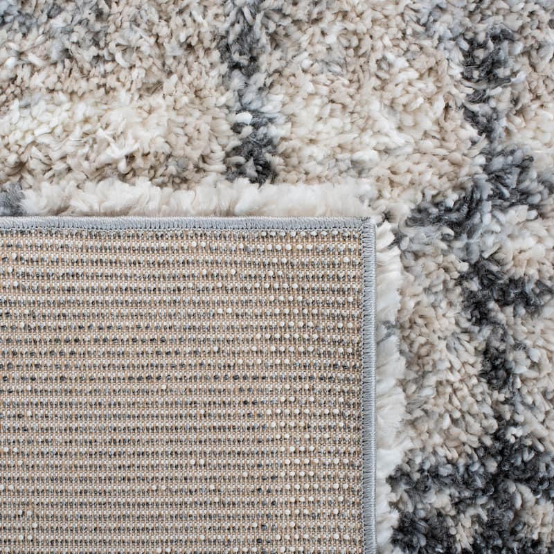 SAFAVIEH Fontana Shag Leftera Modern Abstract 2-inch Thick Rug