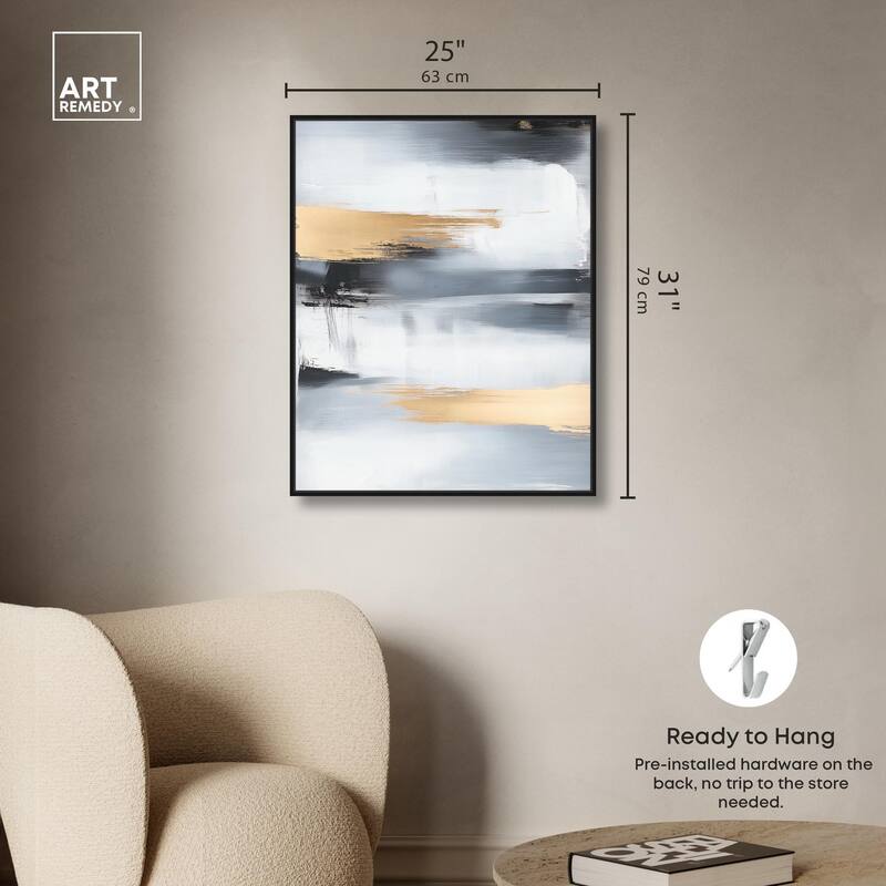 Visual Gold Vortex II Canvas by Art Remedy