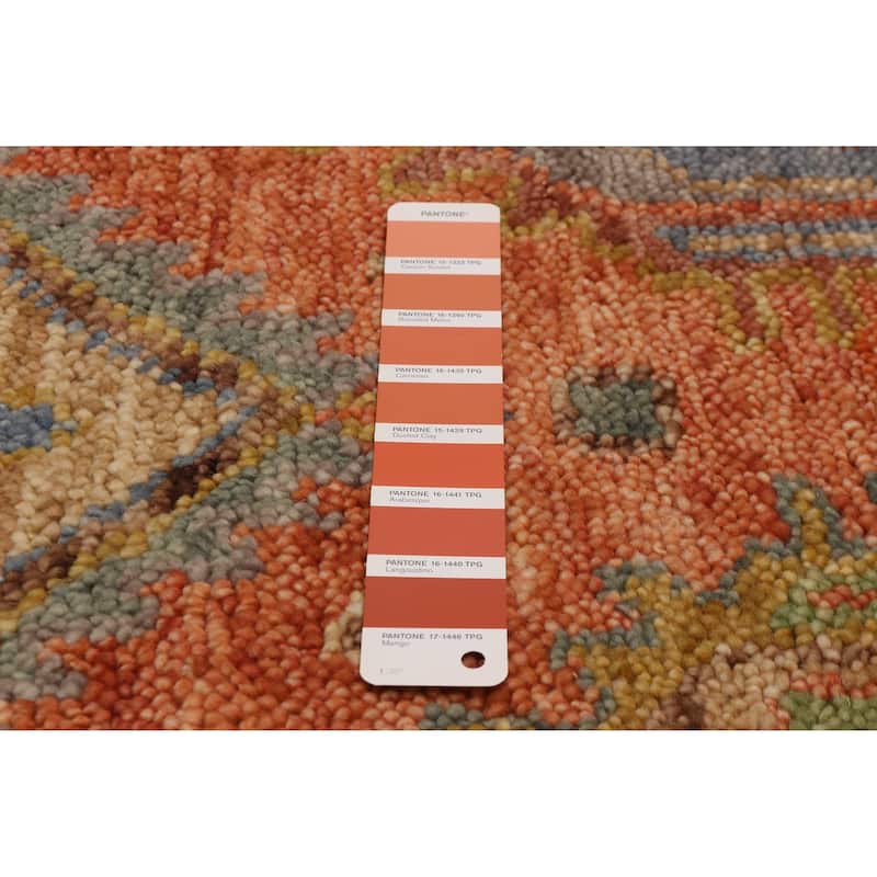 ECARPETGALLERY Hand-knotted Jules Serapi Copper Wool Rug - 7'11 x 9'10