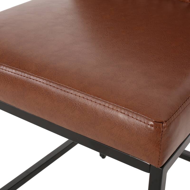 Osgood Contemporary Diamond Stitch Counter Stools (Set of 2) by Christopher Knight home