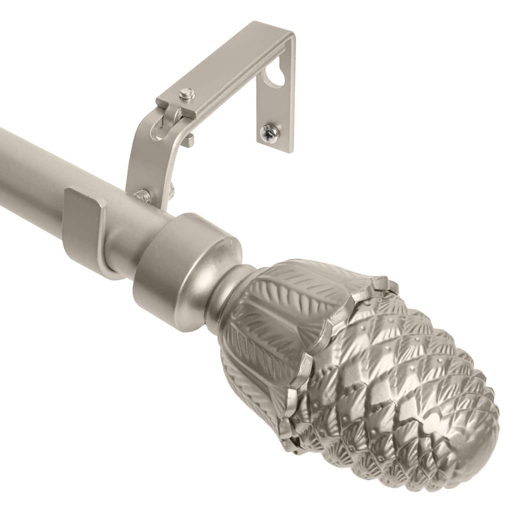 Meriville 1" Diameter Single Curtain Rod Acorn Finials