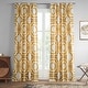 preview thumbnail 23 of 55, Exclusive Fabrics Mecca Printed Cotton Curtain (1 Panel) Mecca Gold - 50 X 108